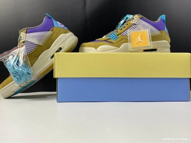 x SP 4 Air Jordan Desert Moss DJ5718-300 Union 0711